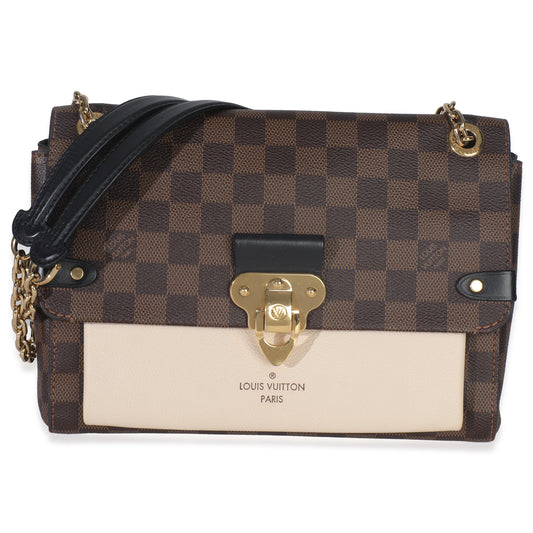 Louis Vuitton Cream Damier Ebene Canvas Vavin PM