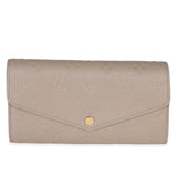Louis Vuitton Turtledove Monogram Empreinte Sarah Wallet