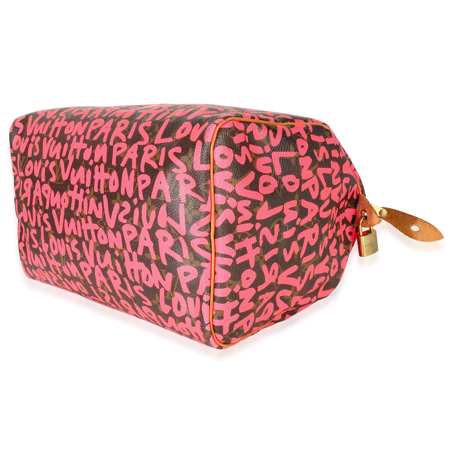 Louis Vuitton x Stephen Spro  Fuchsia Monogram Canvas Graffiti Speedy 30