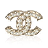 Chanel Gold-Plated  2022 Faux Pearl Brooch
