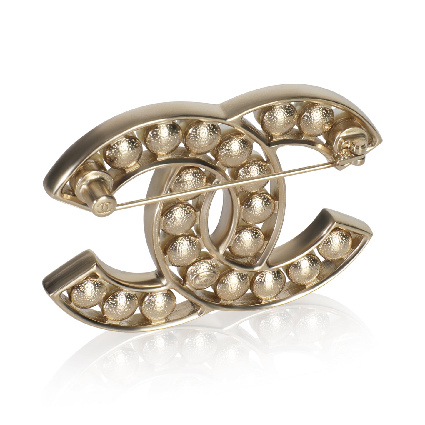 Chanel Gold-Plated  2022 Faux Pearl Brooch