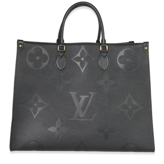 Louis Vuitton Black Monogram Empreinte Onthego GM