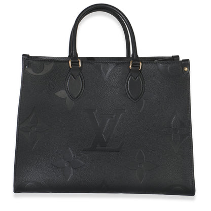 Louis Vuitton Black Monogram Empreinte Onthego MM