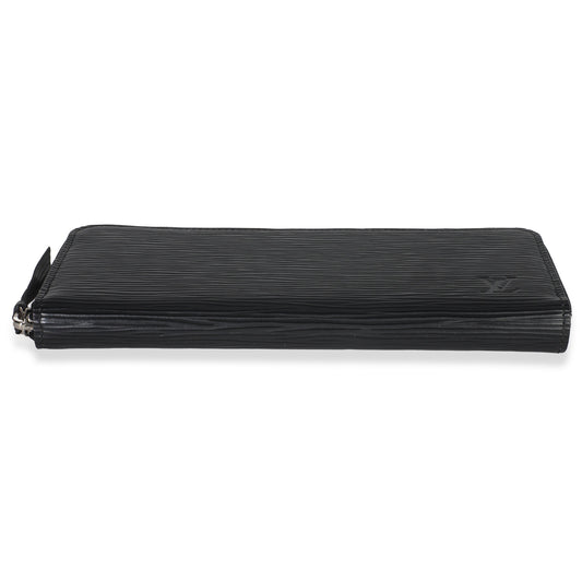 Louis Vuitton Black Epi Clemence Wallet