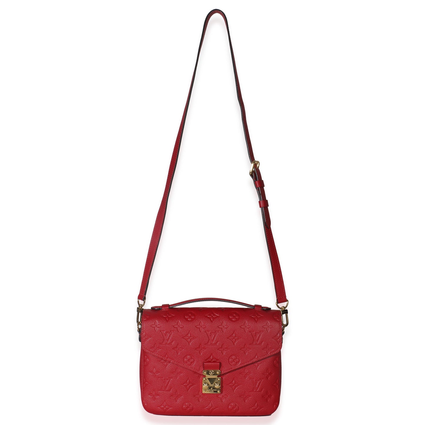 Louis Vuitton Scarlet Monogram Empreinte Pochette Metis