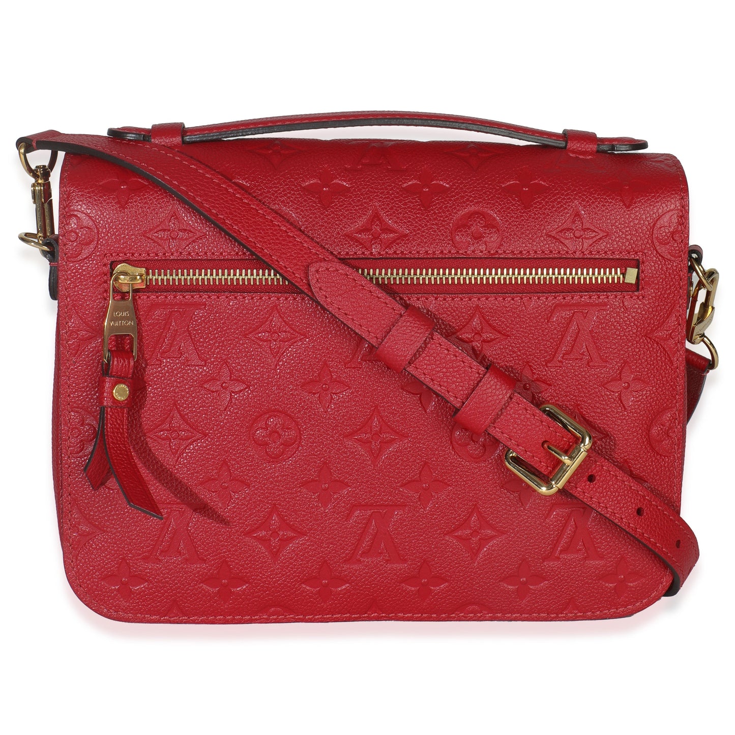 Louis Vuitton Scarlet Monogram Empreinte Pochette Metis