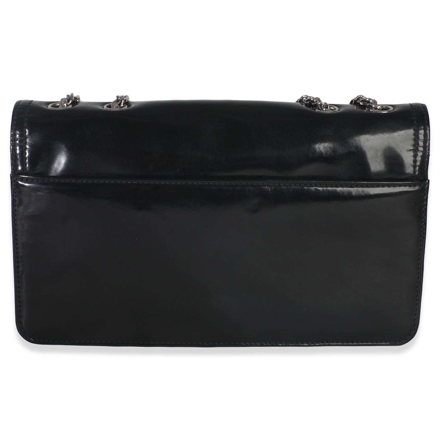 Chanel Black Patent CC Lipstick Flap Bag