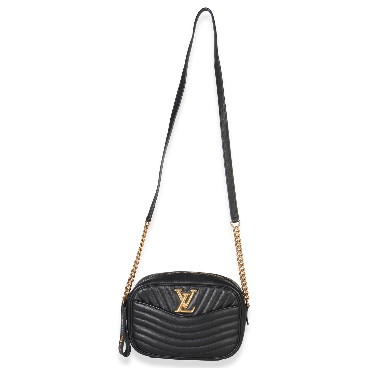 Louis Vuitton Black Calfskin New Wave Camera Bag
