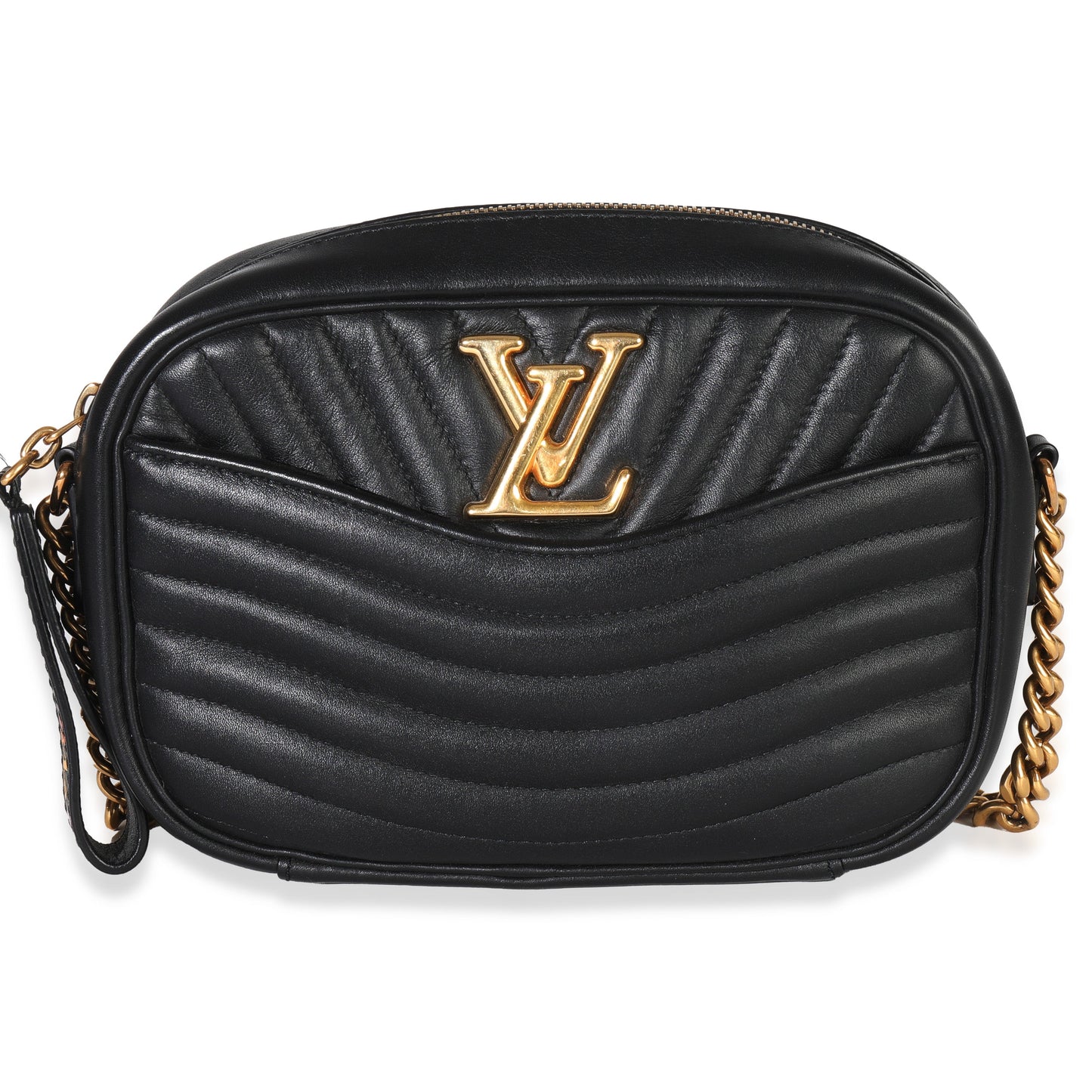 Louis Vuitton Black Calfskin New Wave Camera Bag
