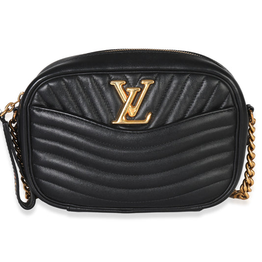 Louis Vuitton Black Calfskin New Wave Camera Bag