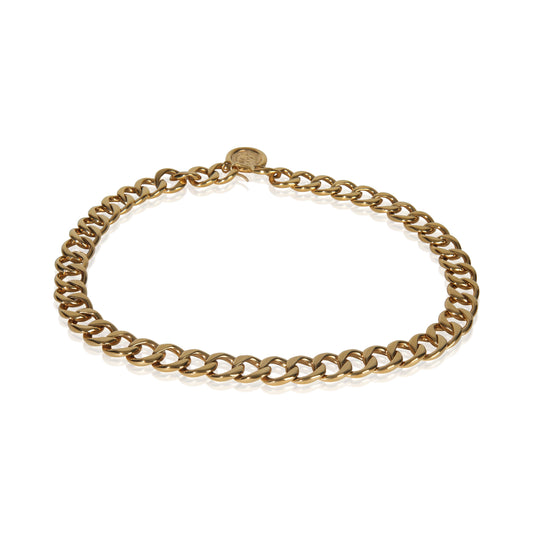 Chanel Gold-Plated   1990s Medallion Link Belt