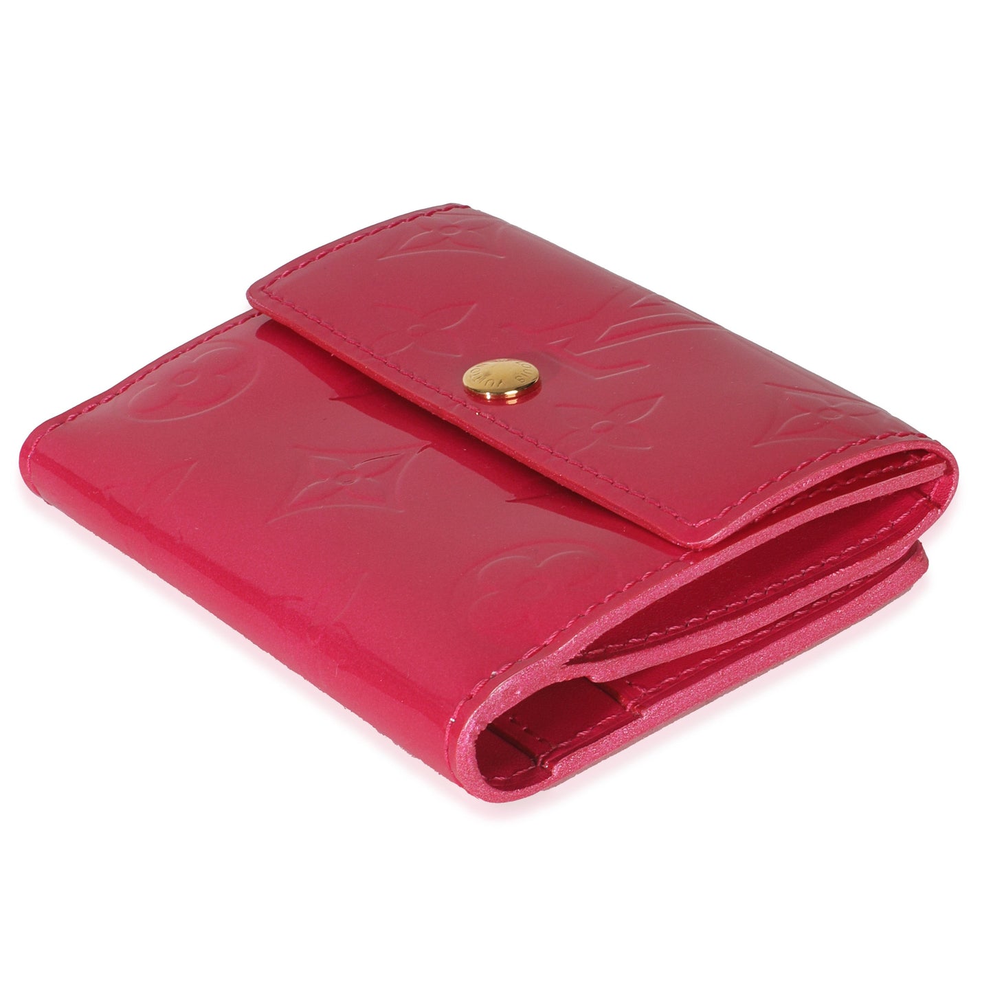 Louis Vuitton Fuschia Monogram Vernis Elise Wallet