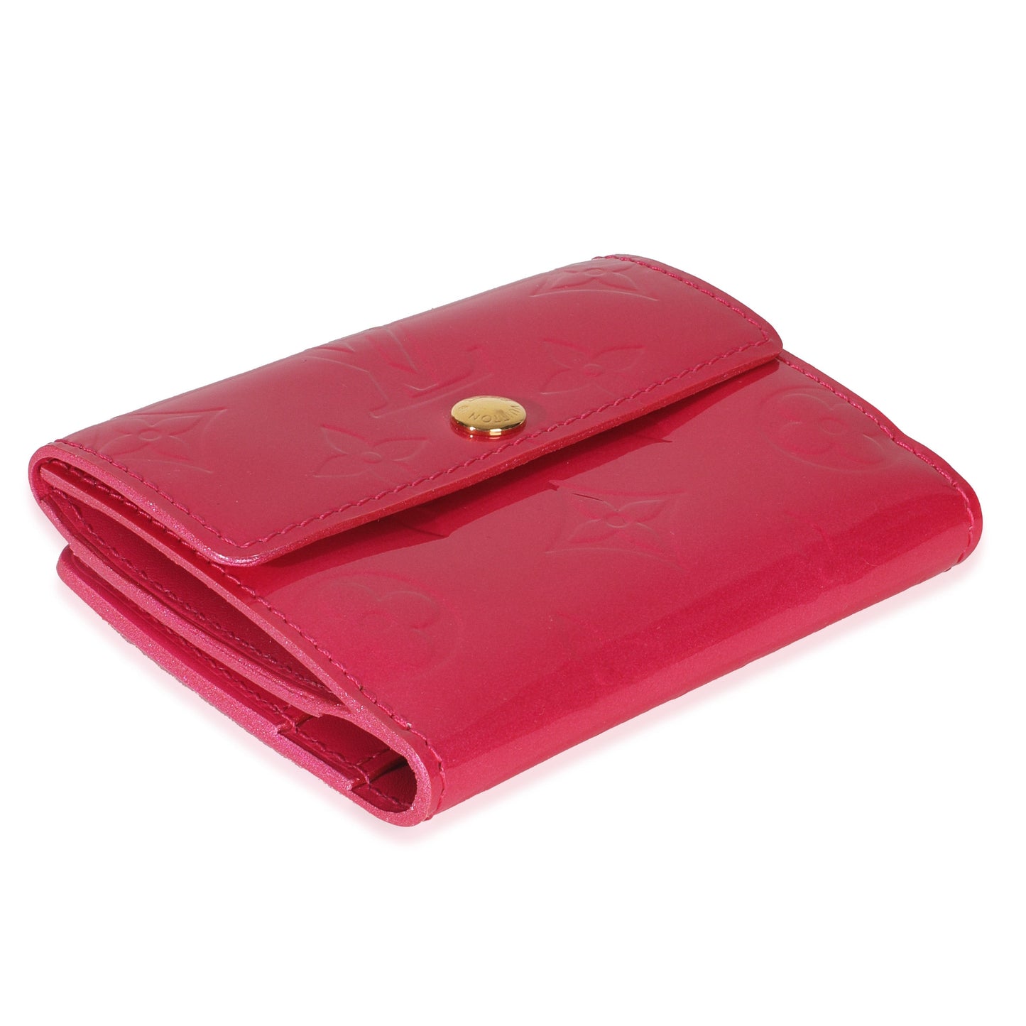 Louis Vuitton Fuschia Monogram Vernis Elise Wallet