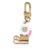 Louis Vuitton Gold Metal Petula Sled Bag Charm