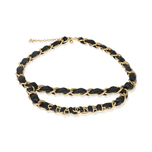 Chanel Gold-Plated  2020 Leather Chain Link Belt