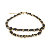 Chanel Gold-Plated  2020 Leather Chain Link Belt