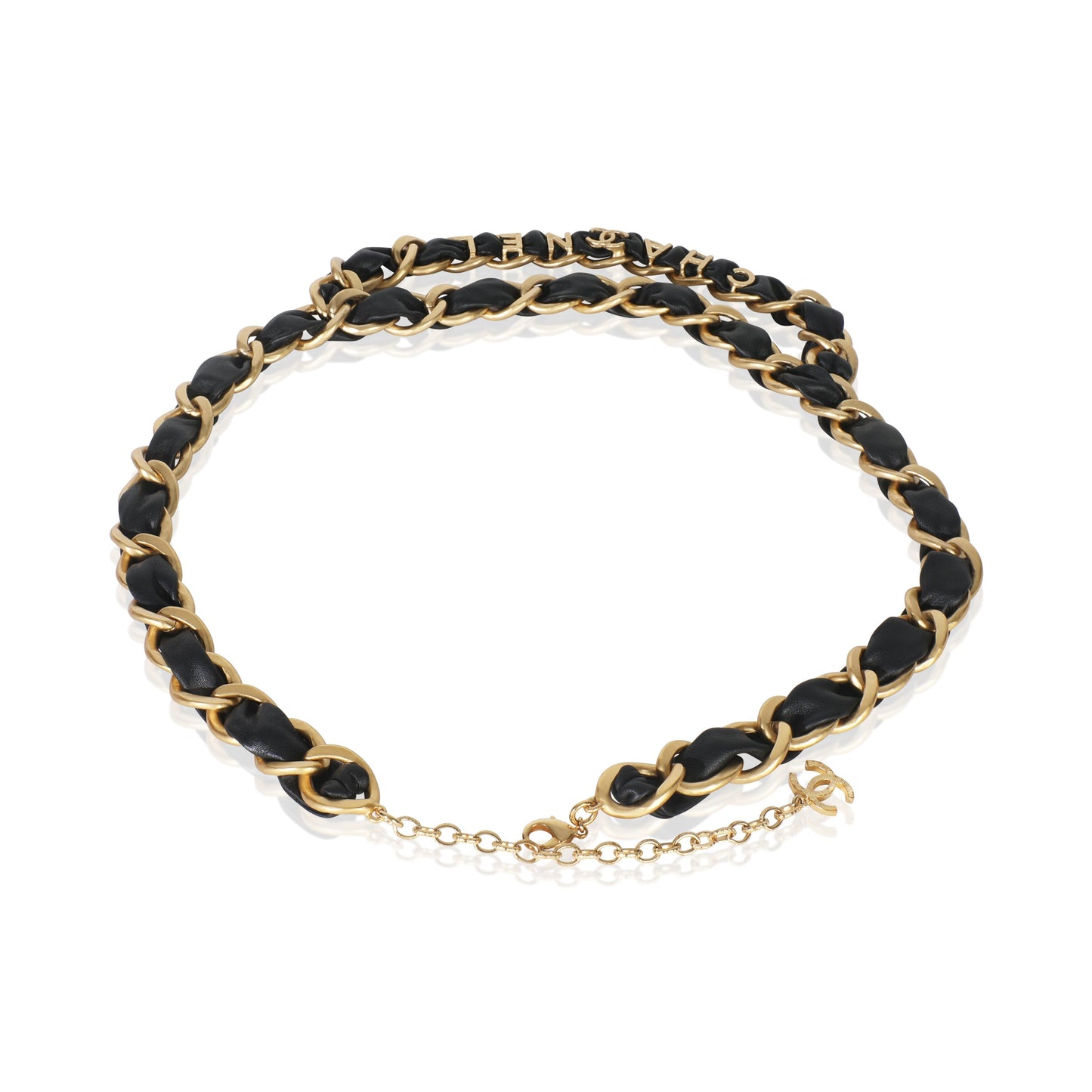 Chanel Gold-Plated  2020 Leather Chain Link Belt