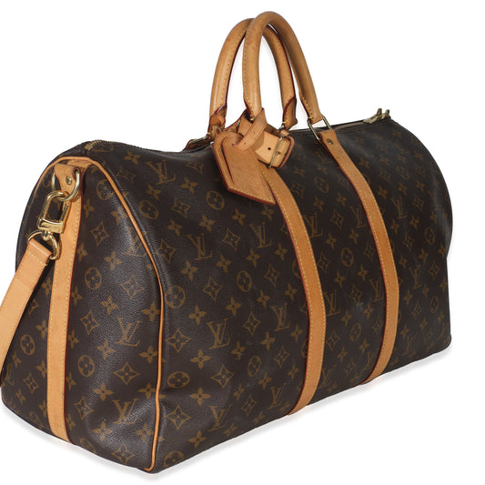 Louis Vuitton Monogram Canvas Keepall Bandouliere 50