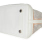 Louis Vuitton White Monogram Transparence Lockit East West