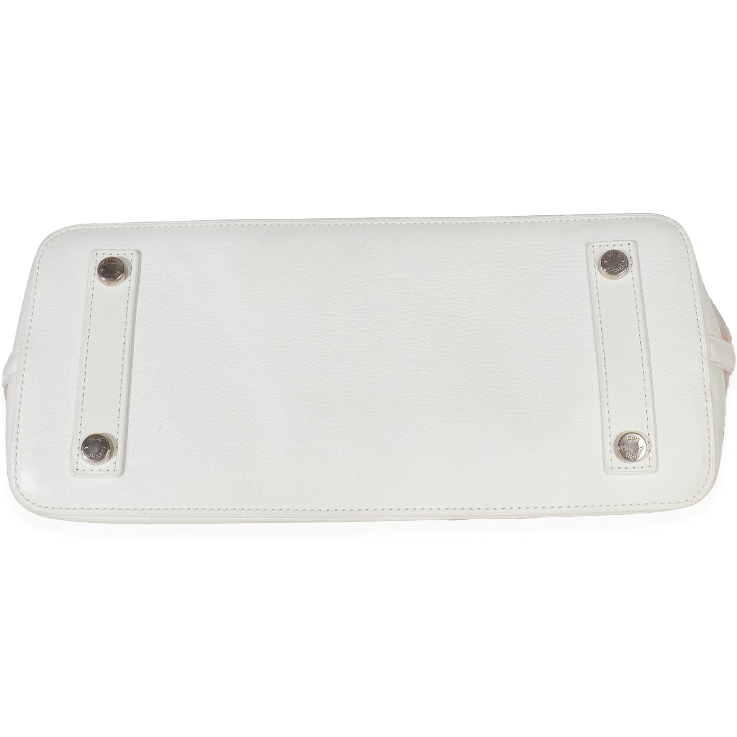 Louis Vuitton White Monogram Transparence Lockit East West