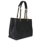 Chanel Black Quilted Caviar Grand Shopper Tote