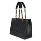 Chanel Black Quilted Caviar Grand Shopper Tote