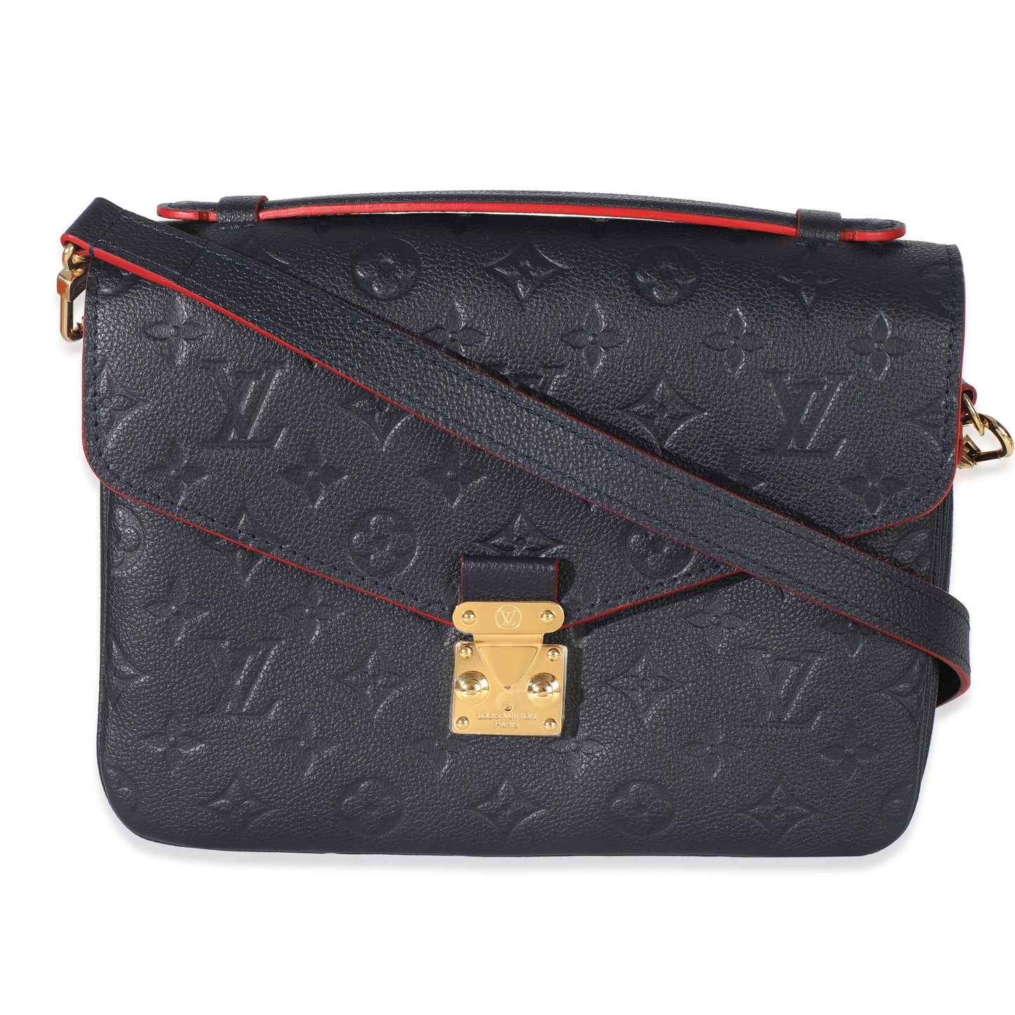 Louis Vuitton Marine Rouge Empreinte Pochette Metis