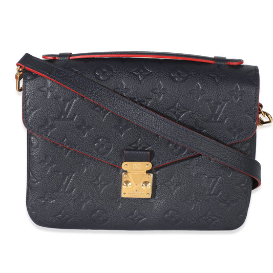 Louis Vuitton Marine Rouge Empreinte Pochette Metis