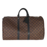 Louis Vuitton Monogram Macassar Keepall Bandouliere 55