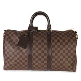Louis Vuitton Damier Ebene Canvas Keepall Bandouliere 45