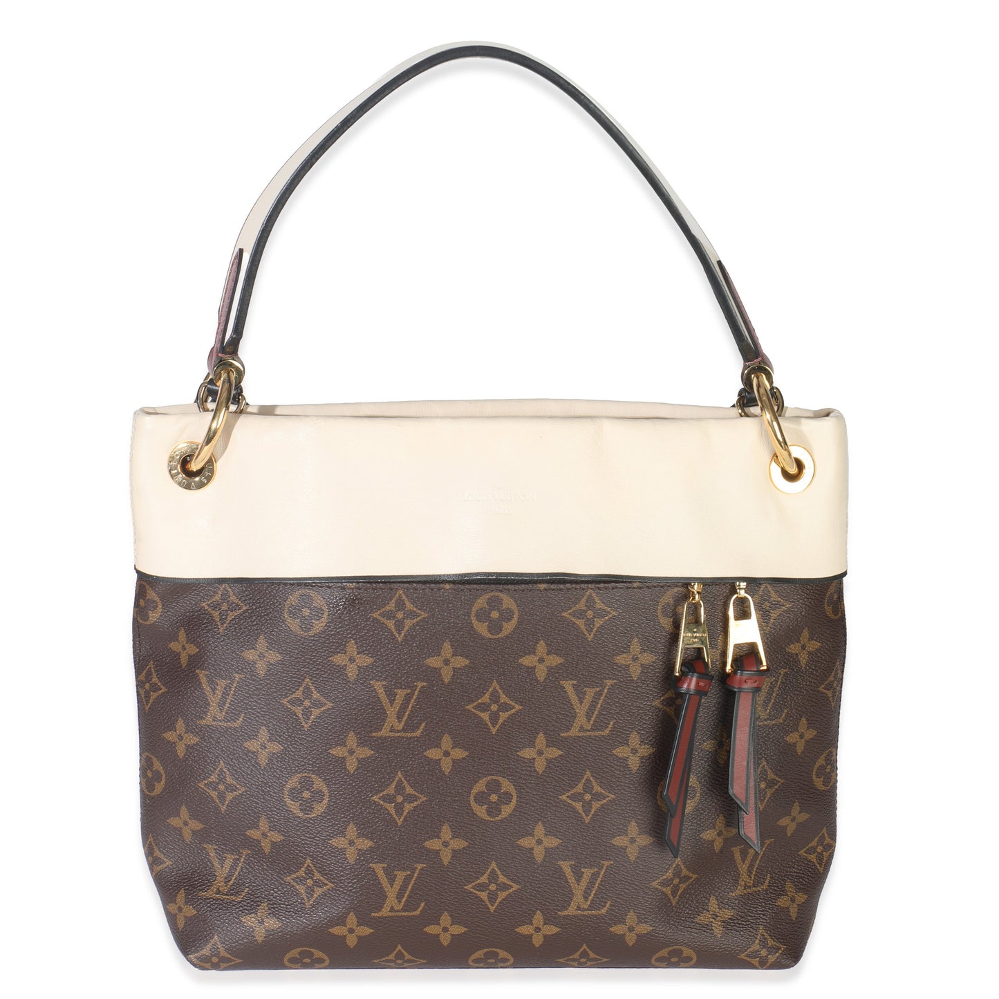 Louis Vuitton Creme Monogram Canvas Tuileries Besace