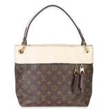 Louis Vuitton Creme Monogram Canvas Tuileries Besace