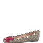 Gucci Monogram Lexi Supreme Pearl Flat Shoes
