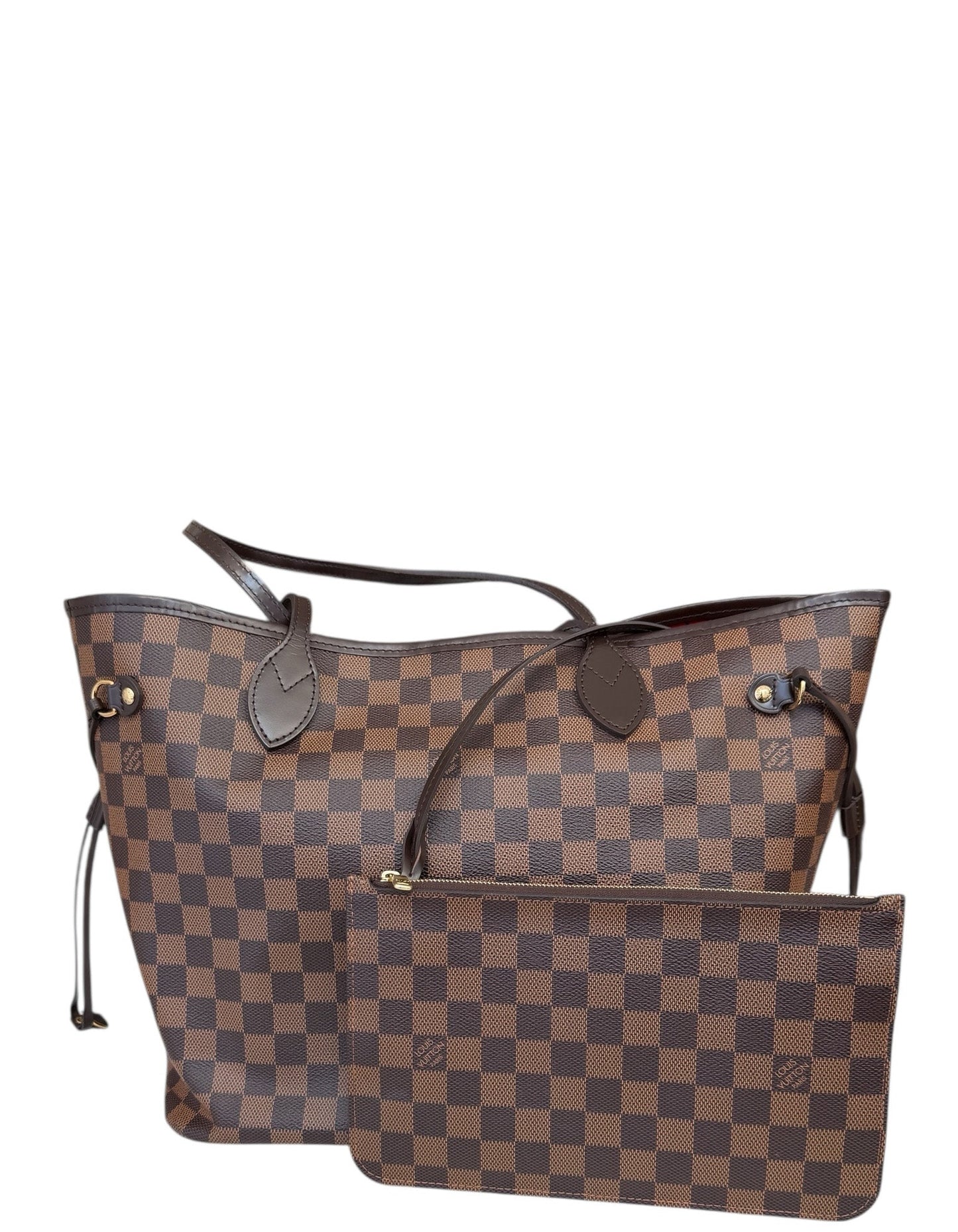 Louis Vuitton Damier Ebene Neverfull MM Tote