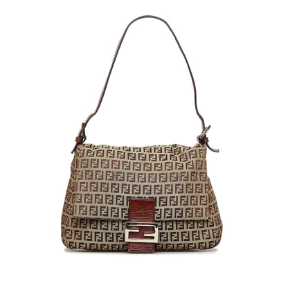 FENDI Zucchino Mamma Forever Brown