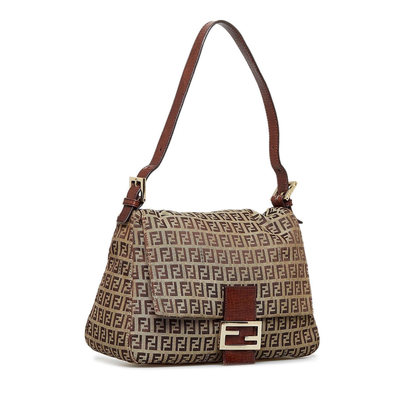 FENDI Zucchino Mamma Forever Brown