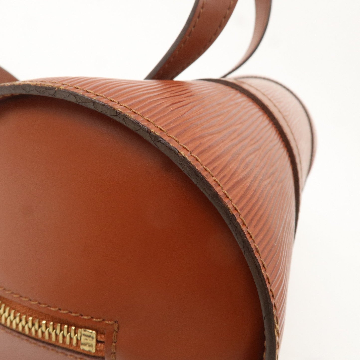 Louis Vuitton Epi Soufflot Shoulder Bag Kenya Brown M52223