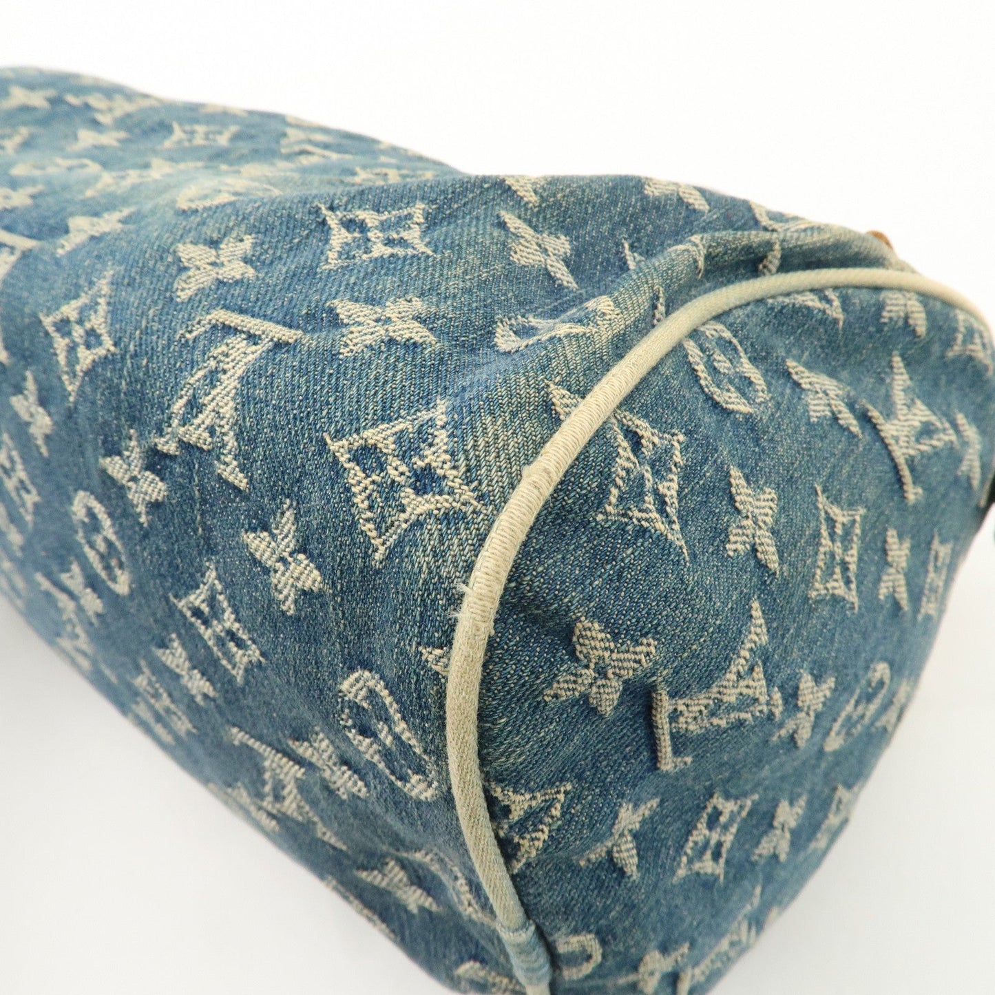 Louis Vuitton Monogram Denim Neo Speedy Boston Bag Blue M95019