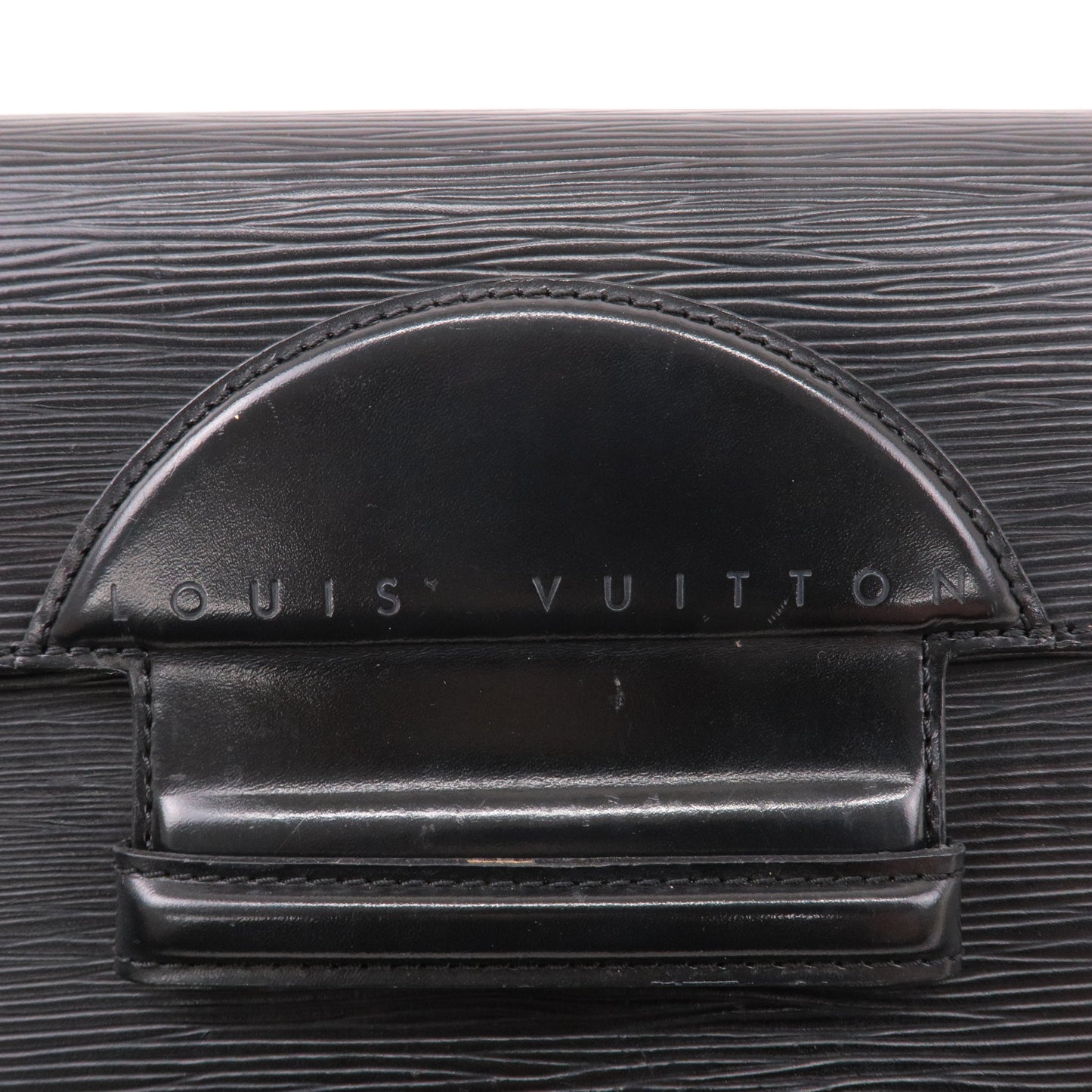 Louis Vuitton Epi Leather Chaillot Clutch Bag Black Noir M52542