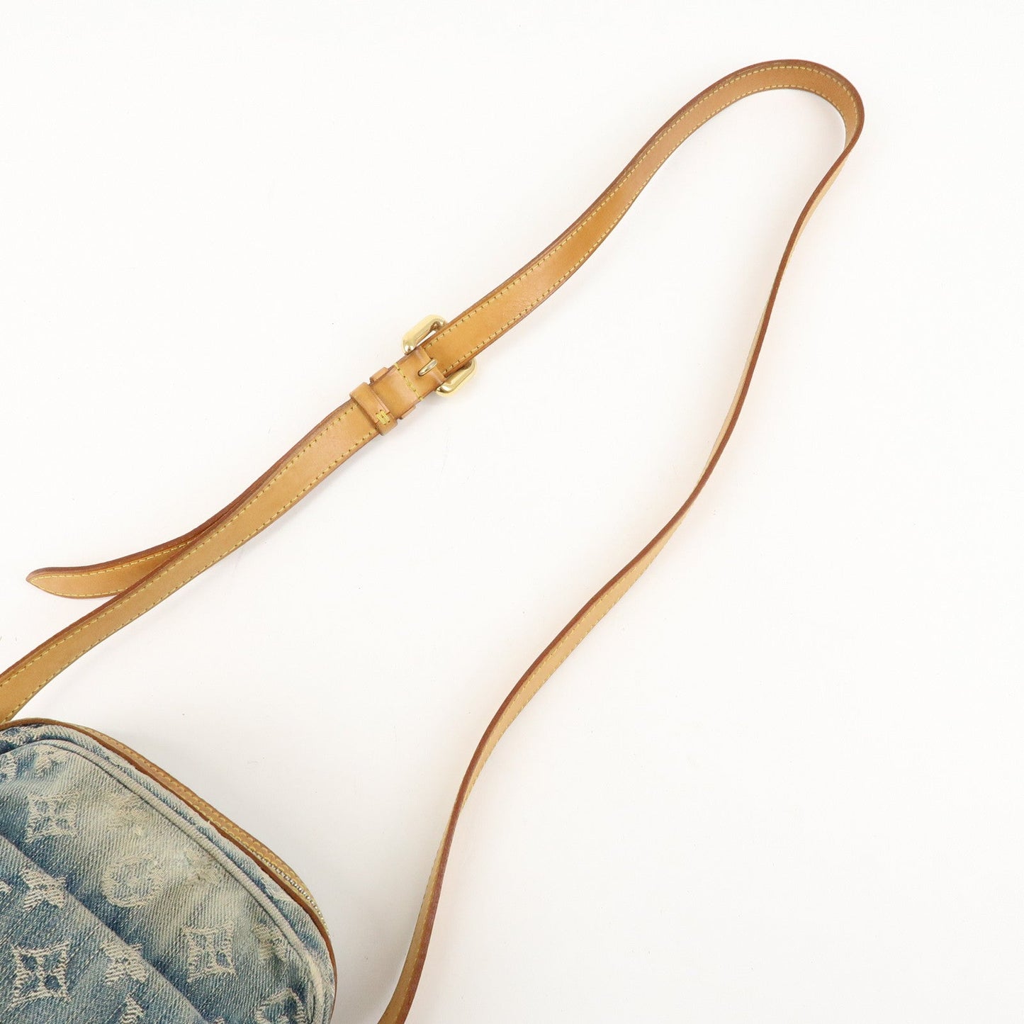 Louis Vuitton Monogram Denim Camera Bag Shoulder Bag Blue M95348