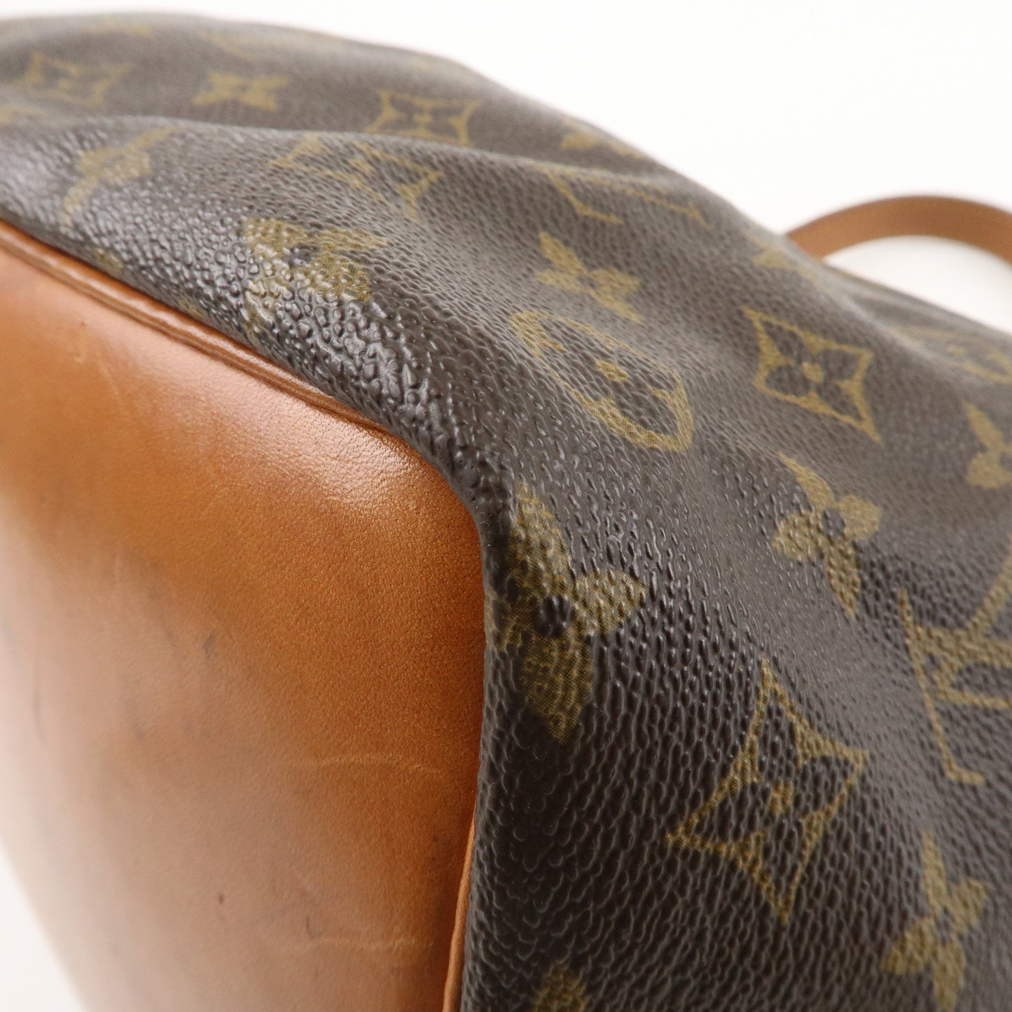 Louis Vuitton Monogram Petit Noe Shoulder Bag Brown M42226
