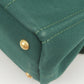 Prada Canapa Mini Canvas 2Way Bag Shoulder Bag Green B2439G