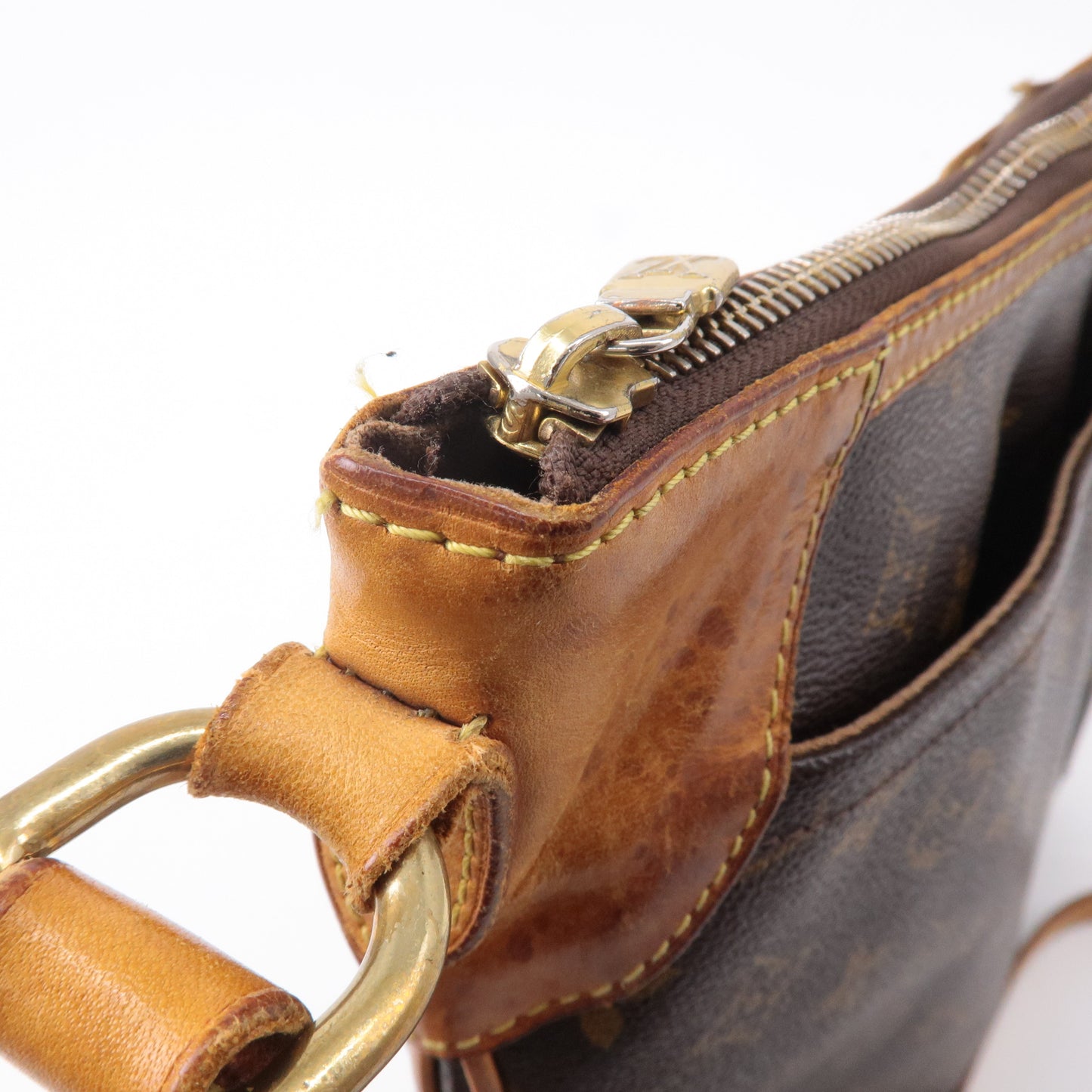 Louis Vuitton Monogram Odeon MM Shoulder Bag Brown M56389