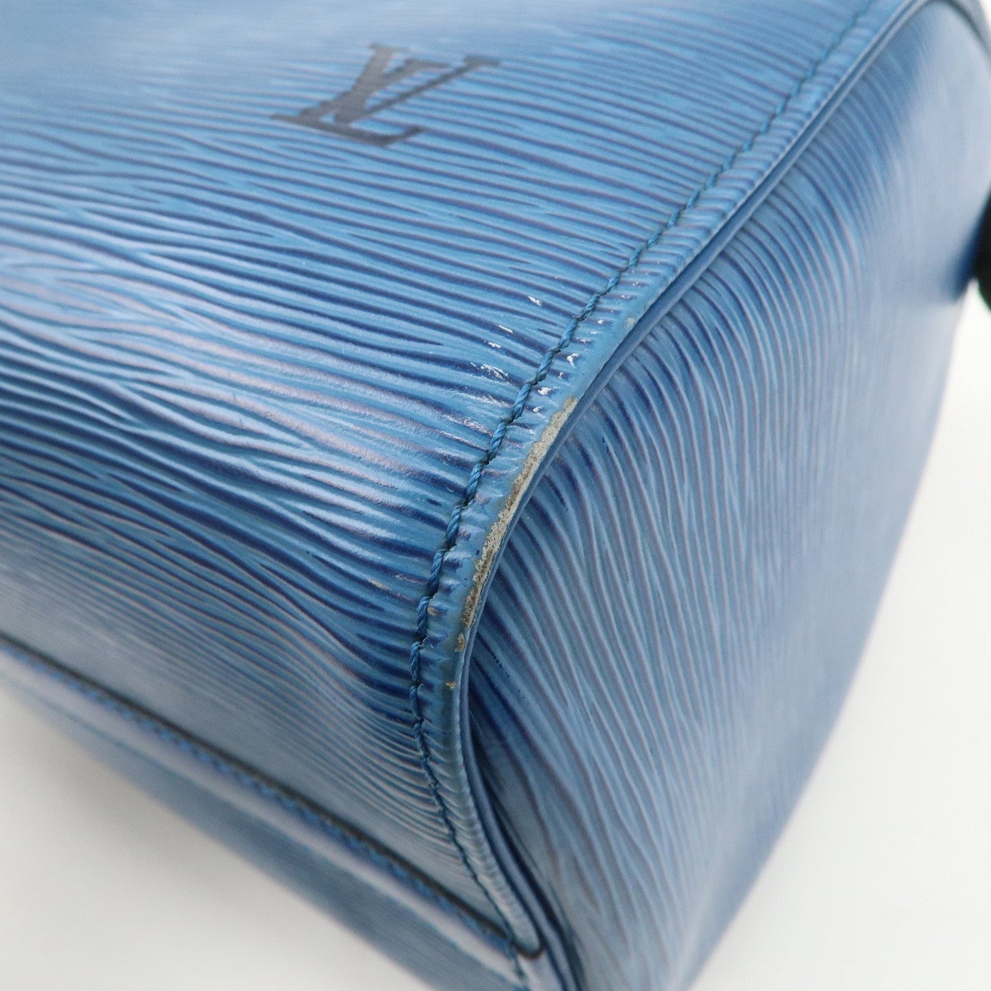Louis Vuitton Epi Speedy 30 Hand Bag Boston Bag Blue M43005