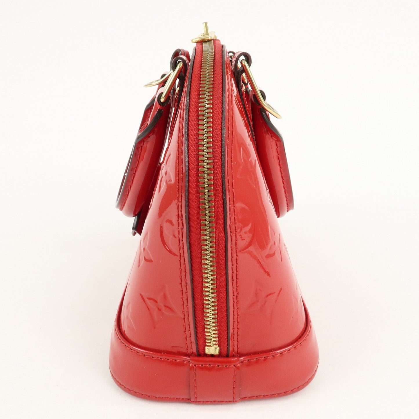 Louis Vuitton Monogram Vernis Alma BB Cerise Shoulder Bag M90174
