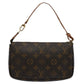 Louis Vuitton Pochette Accessoire  Canvas Clutch Bag