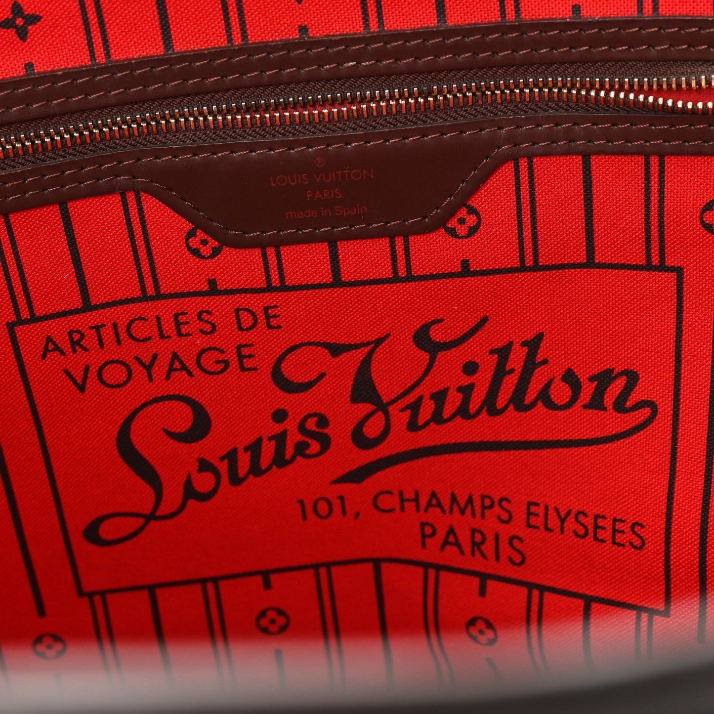 Louis Vuitton Damier Ebene Neverfull MM