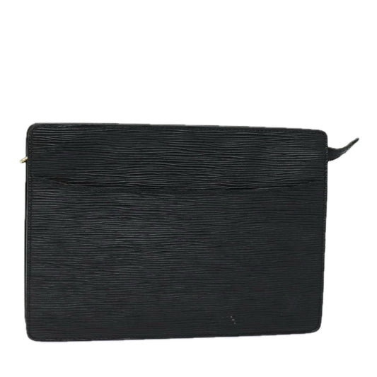 Louis Vuitton Epi Pochette Homme Clutch Bag Black Noir