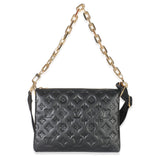 Louis Vuitton Black Monogram Puffy Coussin PM