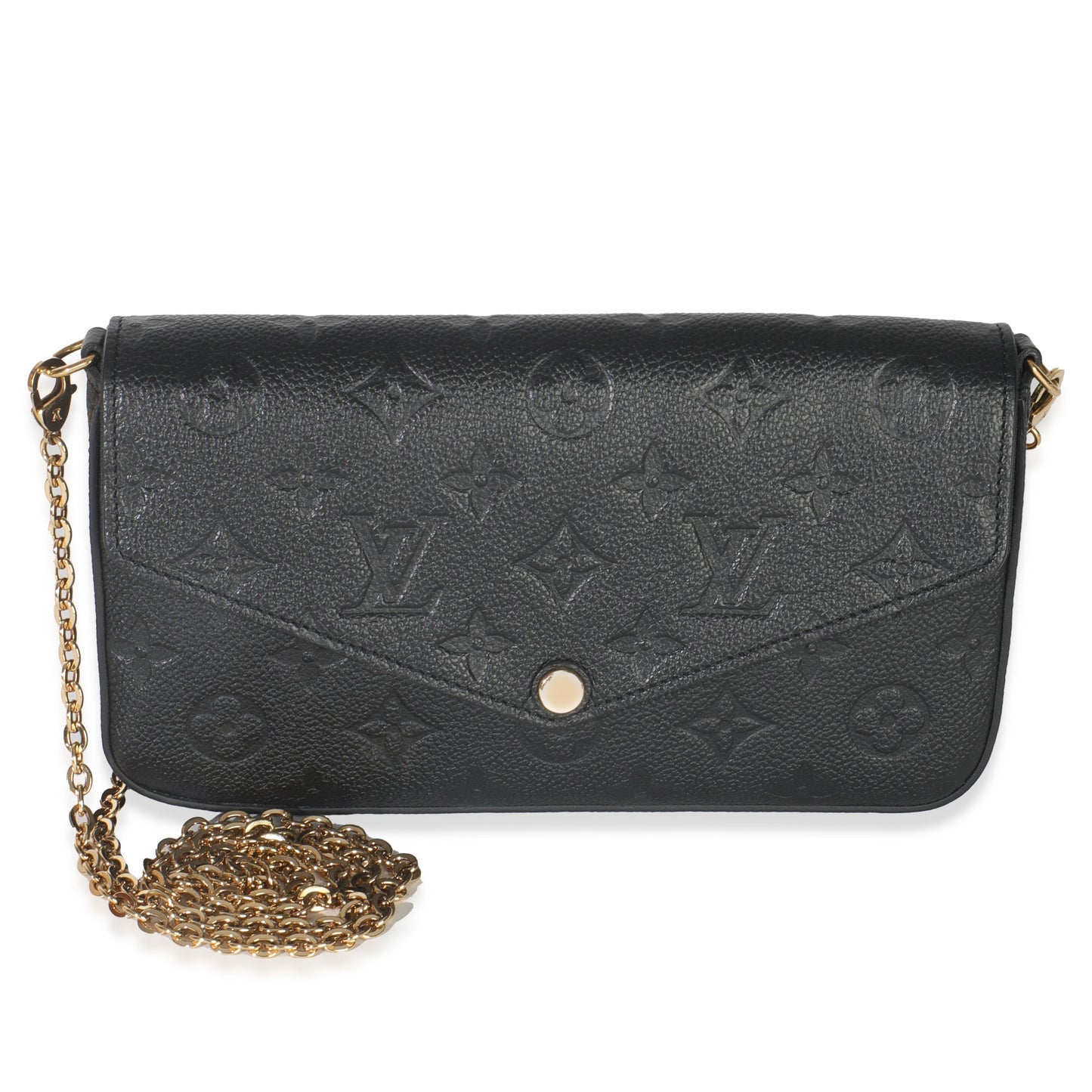 Louis Vuitton Black Monogram Empreinte Felicie Pochette